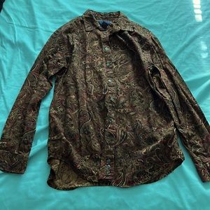 Vintage dress button down shirt